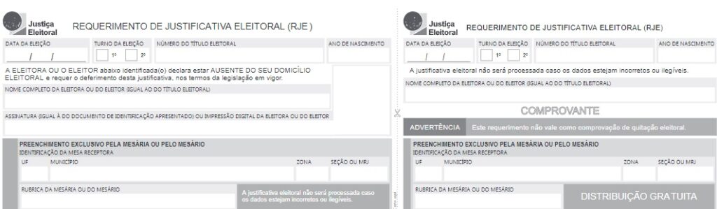  Voto em trânsito não é permitido nas eleições municipais