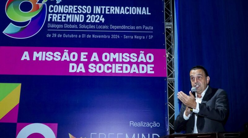 Vice-governador participa de congresso internacional sobre drogas em Serra Negra